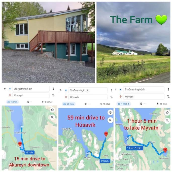 Þorsmoerk Farm 12 Min From Akureyri Apartment Svalbarthseyri Exterior photo